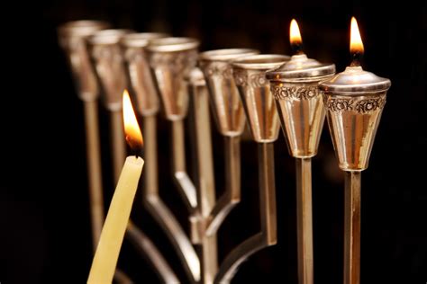 hanukkah prayer for lighting menorah